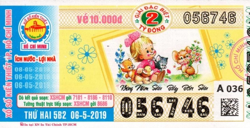 Vé số kiến thiết là loại hình xổ số đã được pháp luật bảo hộ